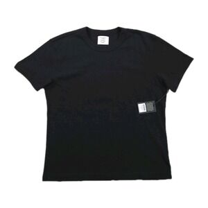 New Buck Mason Field Spec Shirt Mens Large Heavy Cotton Short Sleeve Black